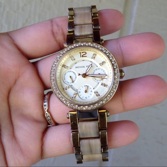 Trade Michael Kors Watch Crystal Rhinestone - Picture 2 of 8